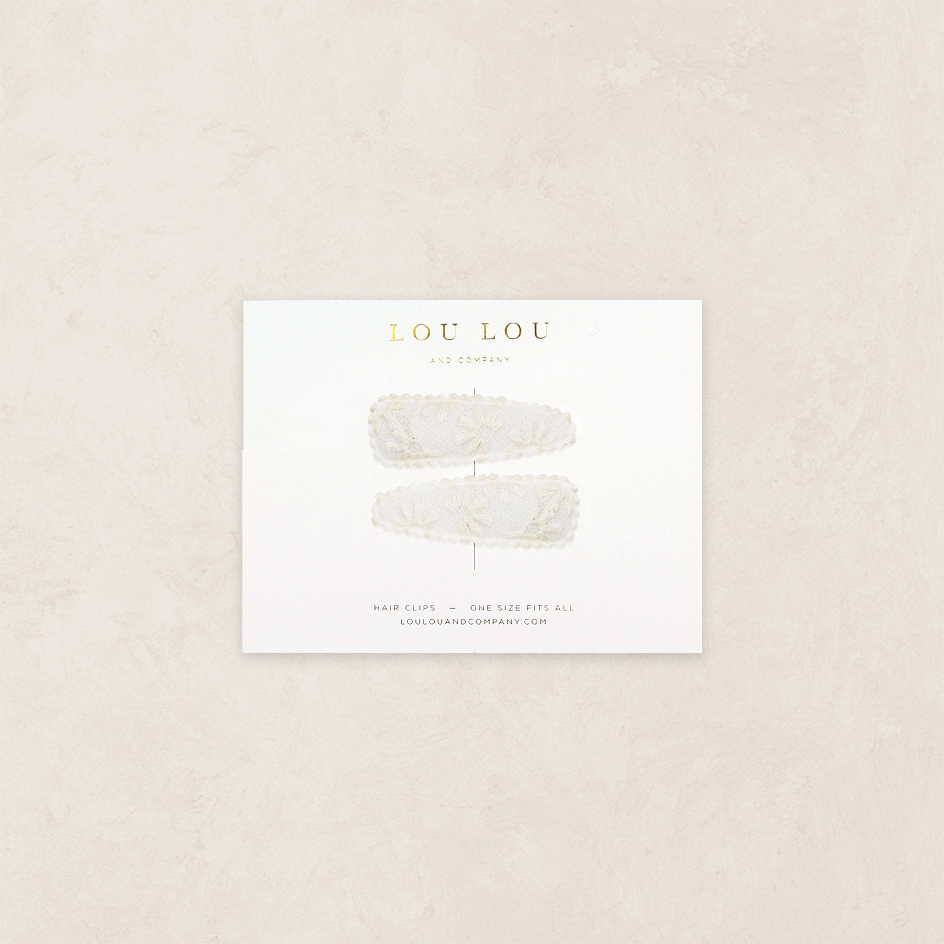 Scallop Snap Pack - Cream Daisy