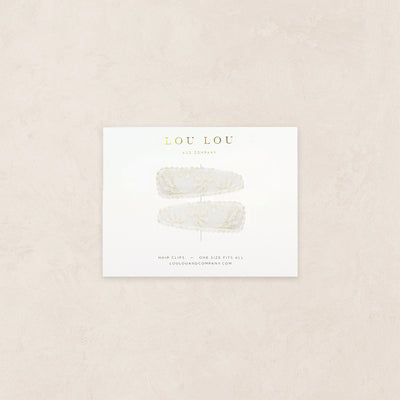 Scallop Snap Pack - Cream Daisy