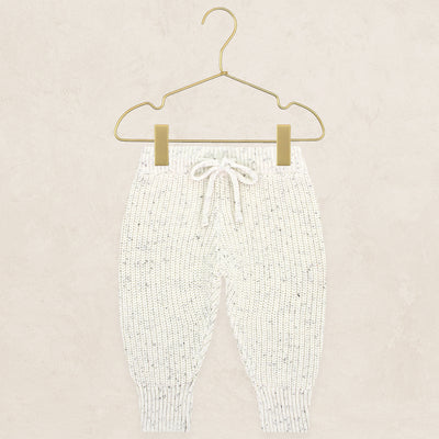 Knit Jogger Pant - Cream Speckle
