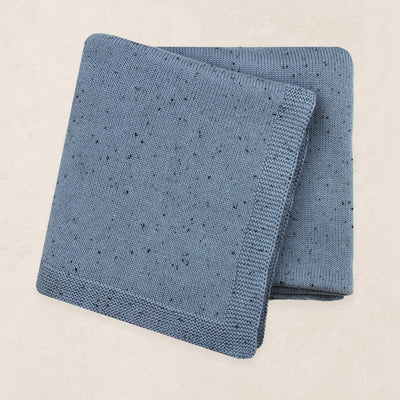Knit Blanket - Cadet Speckle