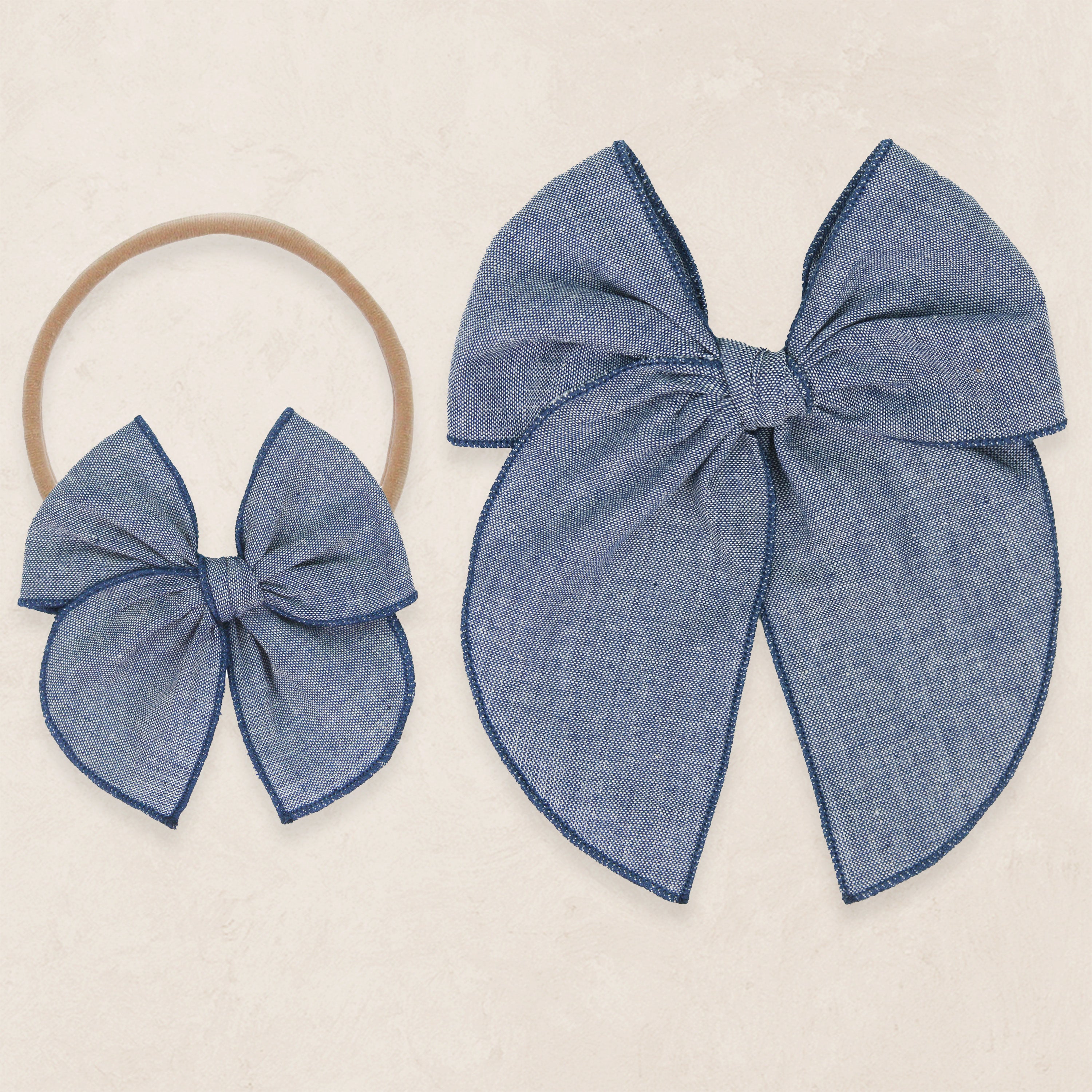 Heirloom Bow - Denim