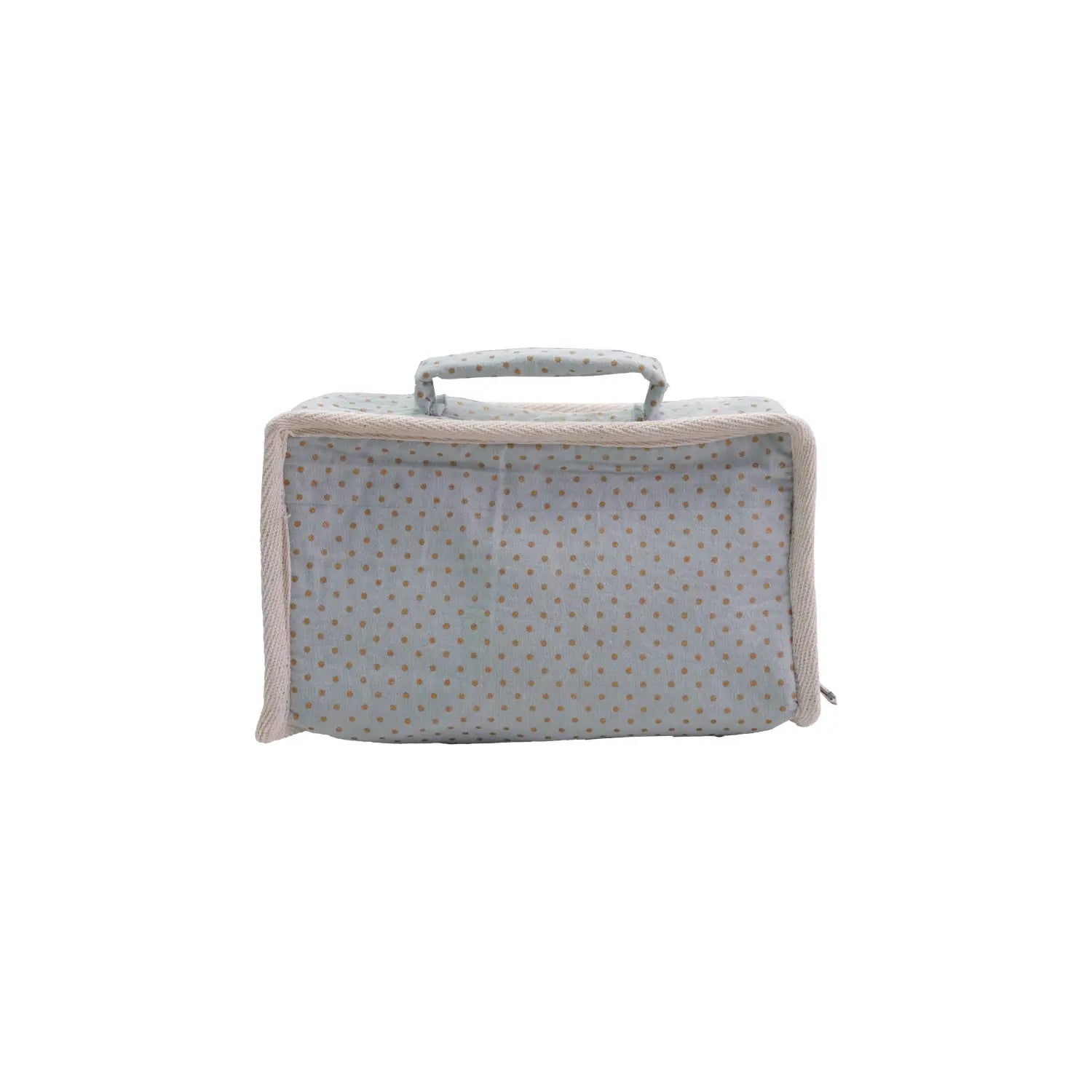 Fabric Suitcase Bed with Plush Bear & Outfits