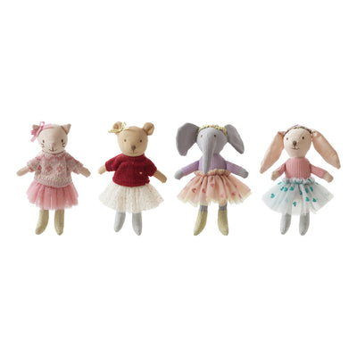 Plush Cotton Animal in Dress