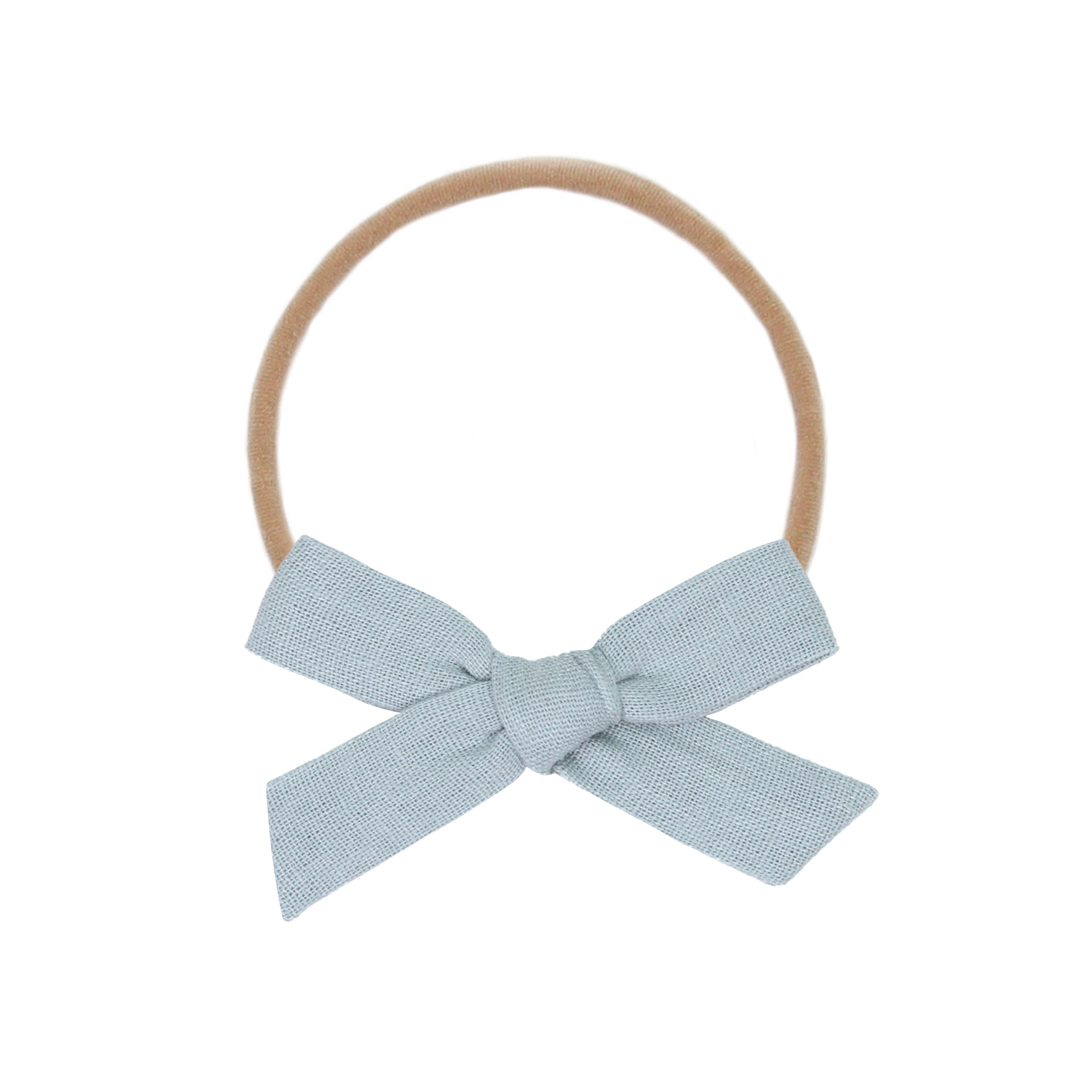 Classic Bow - Dove Petite Headband