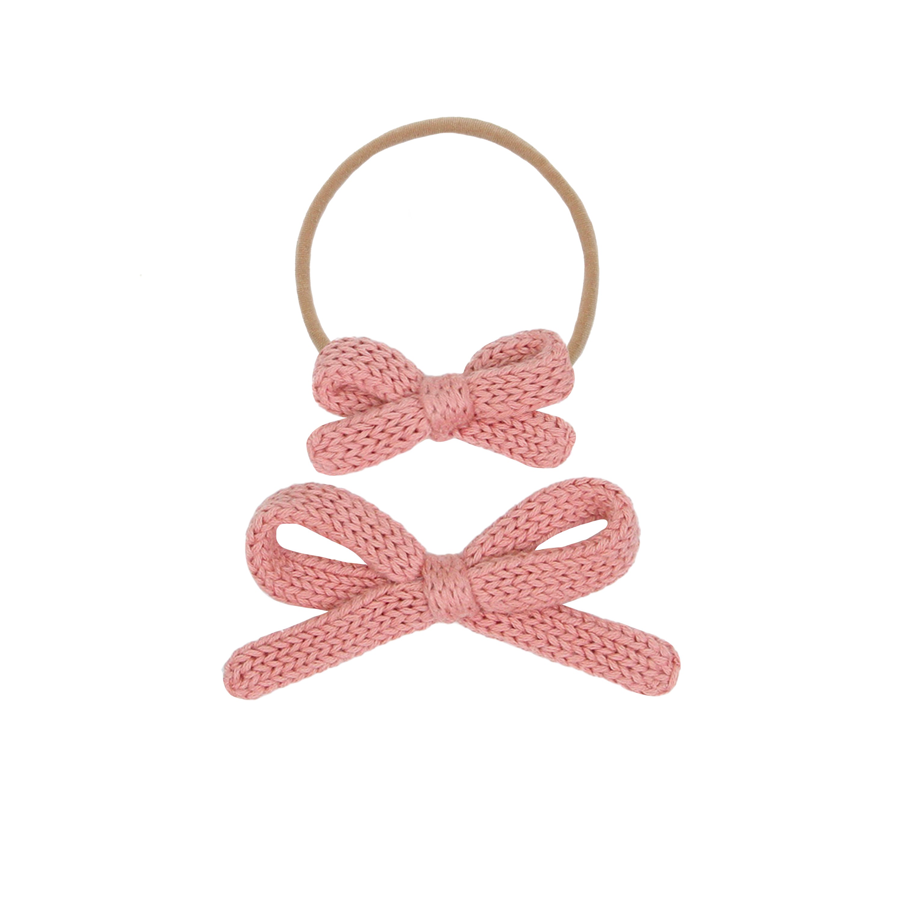 Sweater Bow - Peony Knit Headband