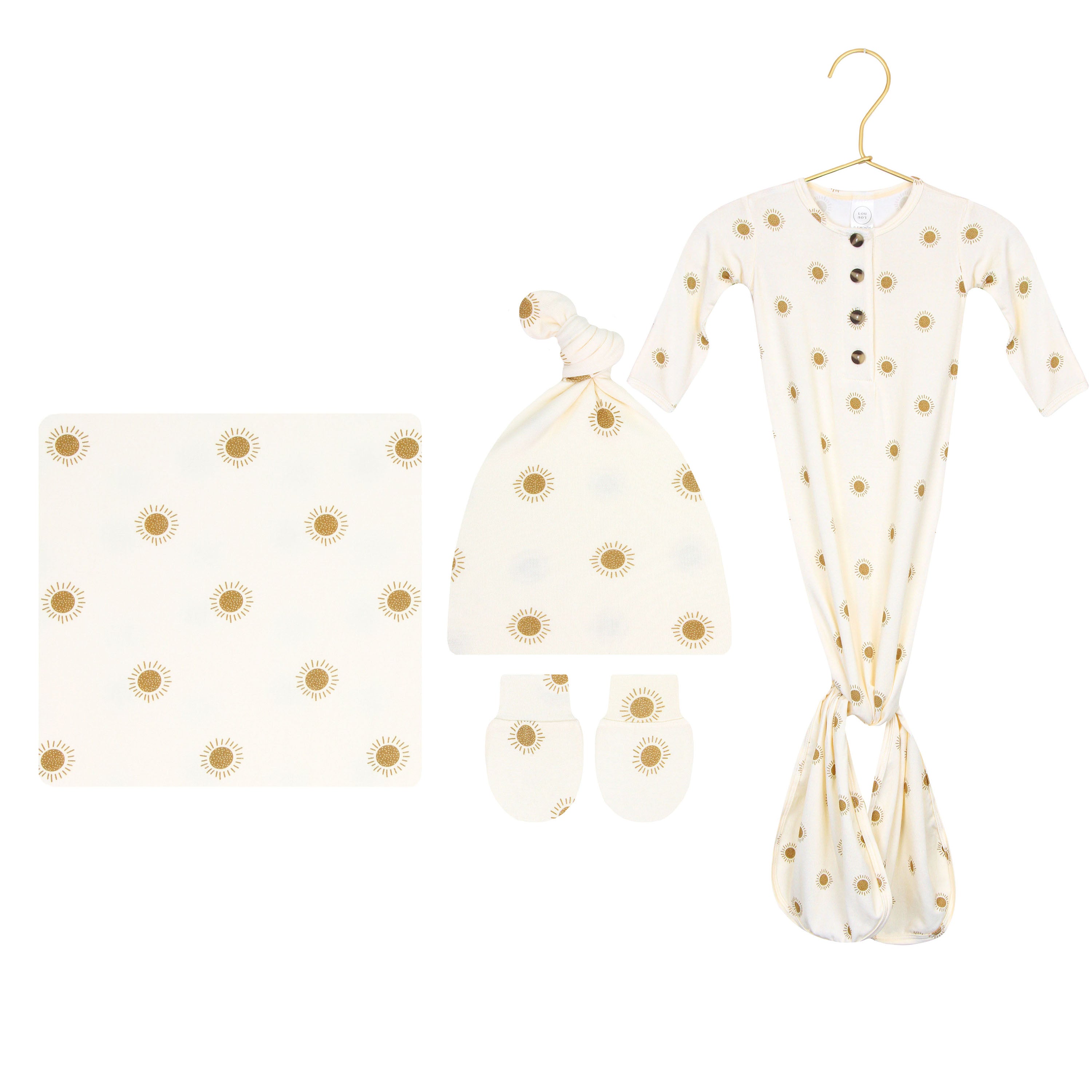 Frankie Newborn Hat Bundle (Gown)