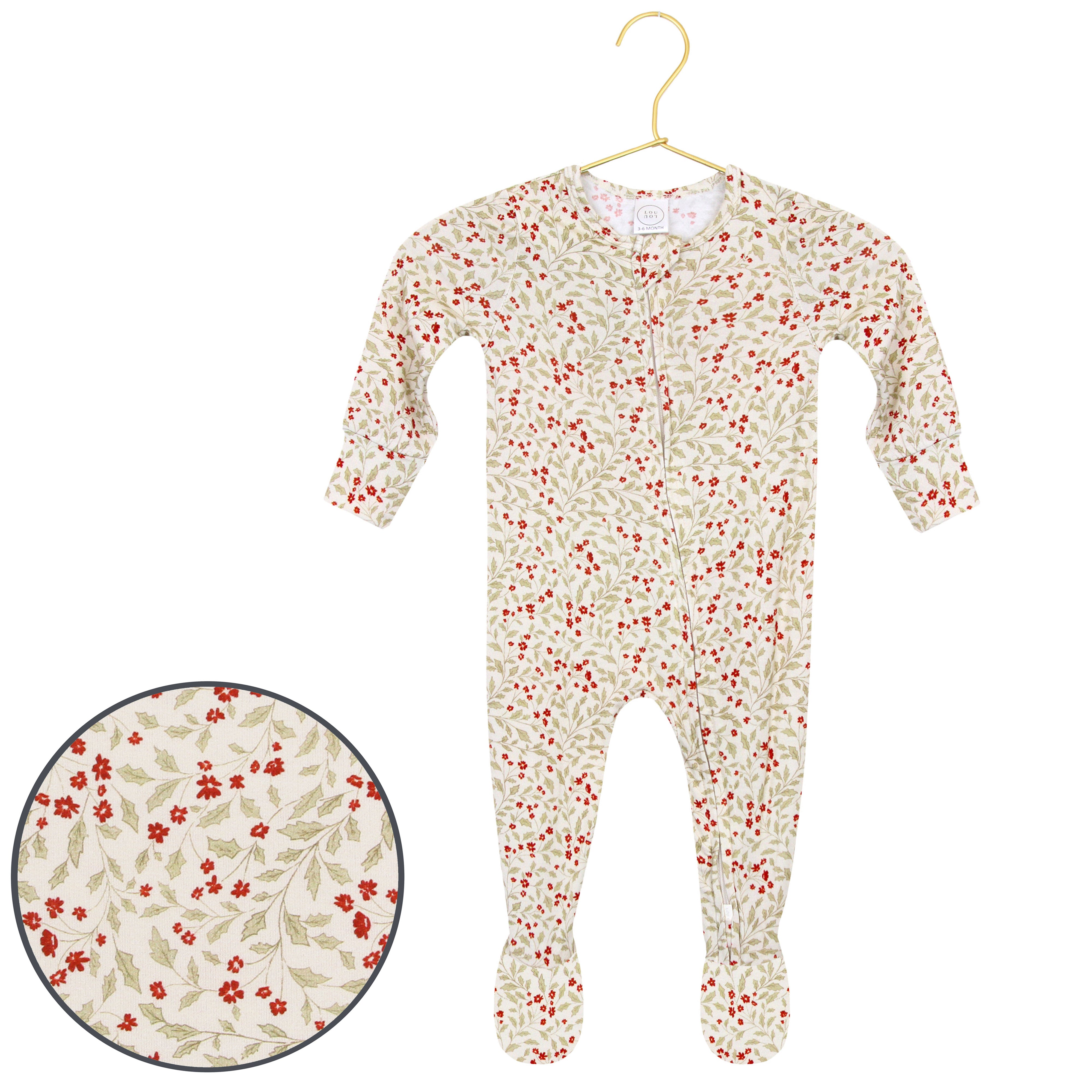 Pre-Order Holiday Zipper Footies