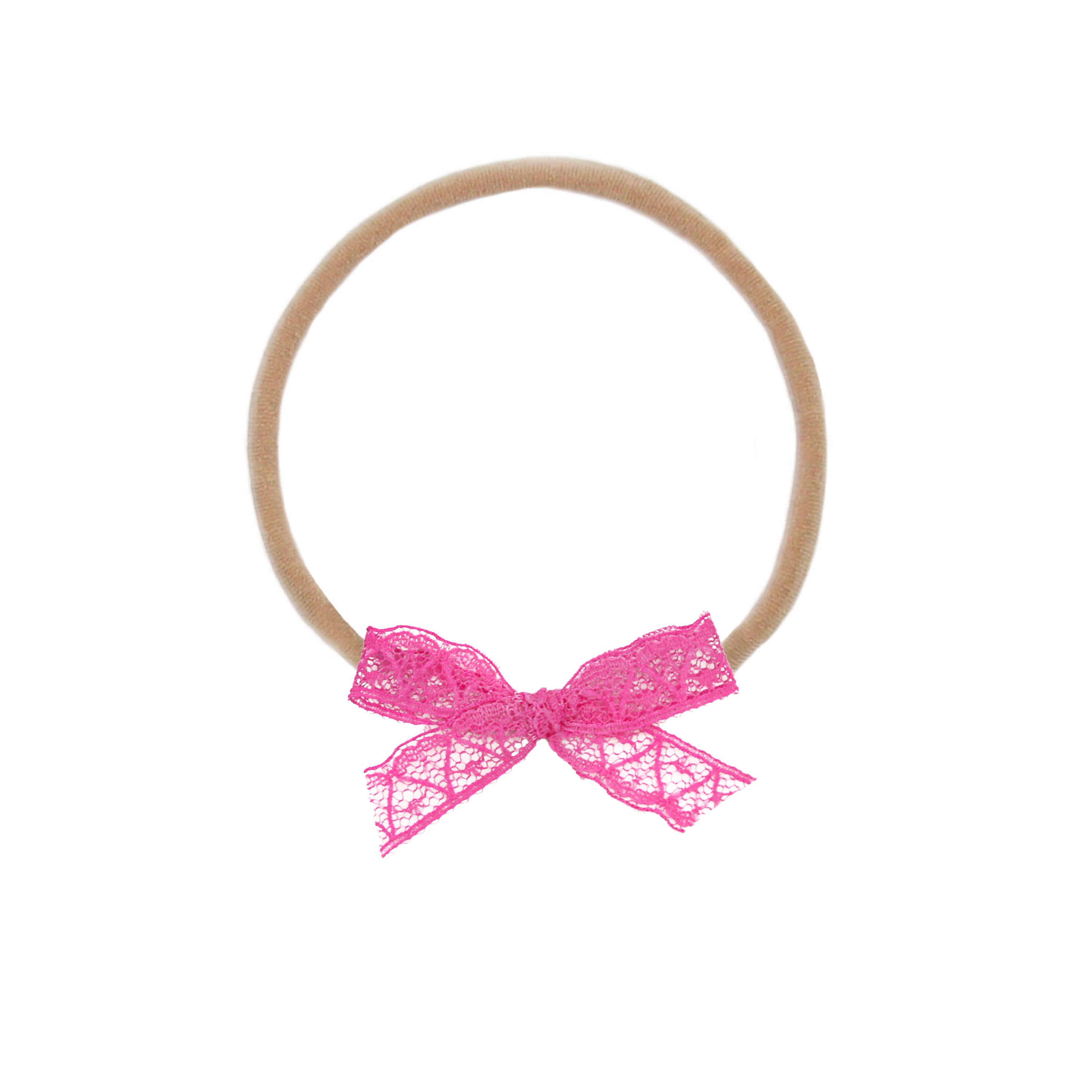 Lace Bow - Headband
