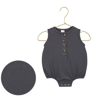Hudson Ribbed Bubble Romper