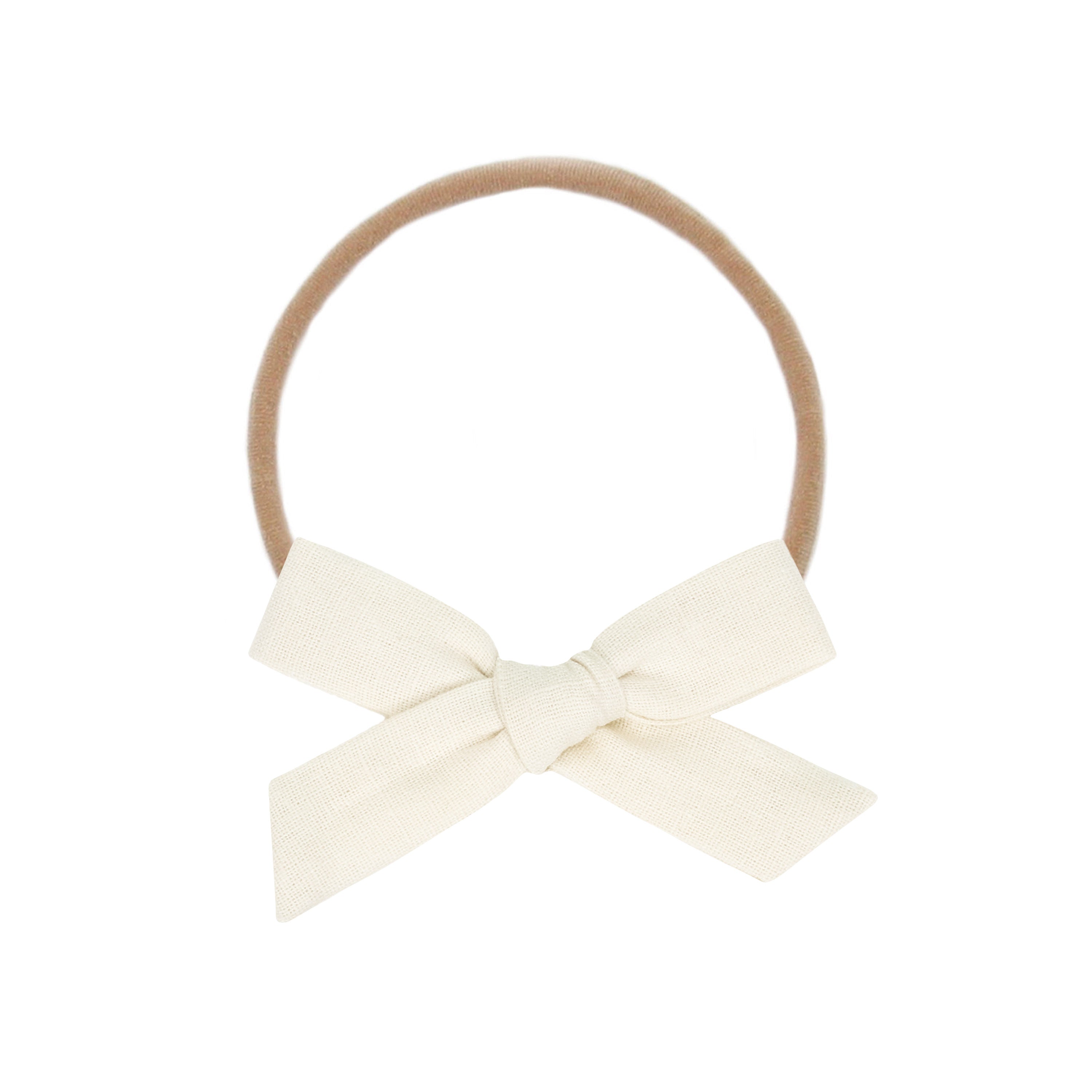 Classic Bow - Ivory Petite Headband