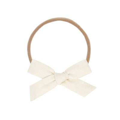 Classic Bow - Ivory Petite Headband