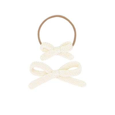 Sweater Bow - Ivory Knit Headband