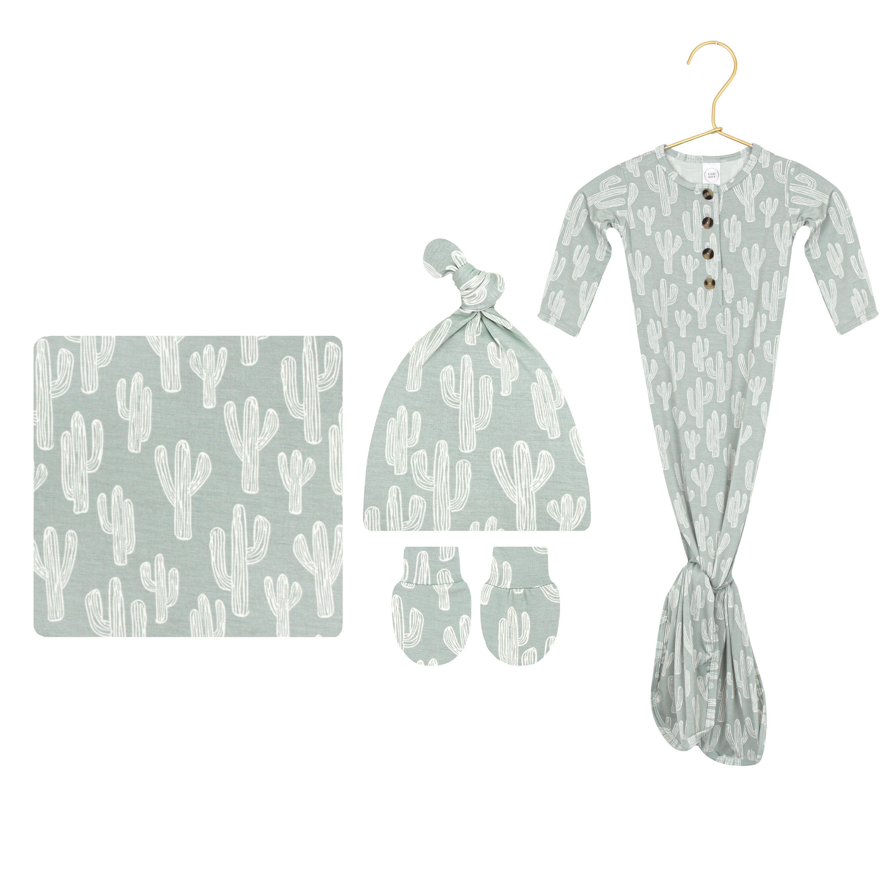 Knox Newborn Hat Bundle (Gown)