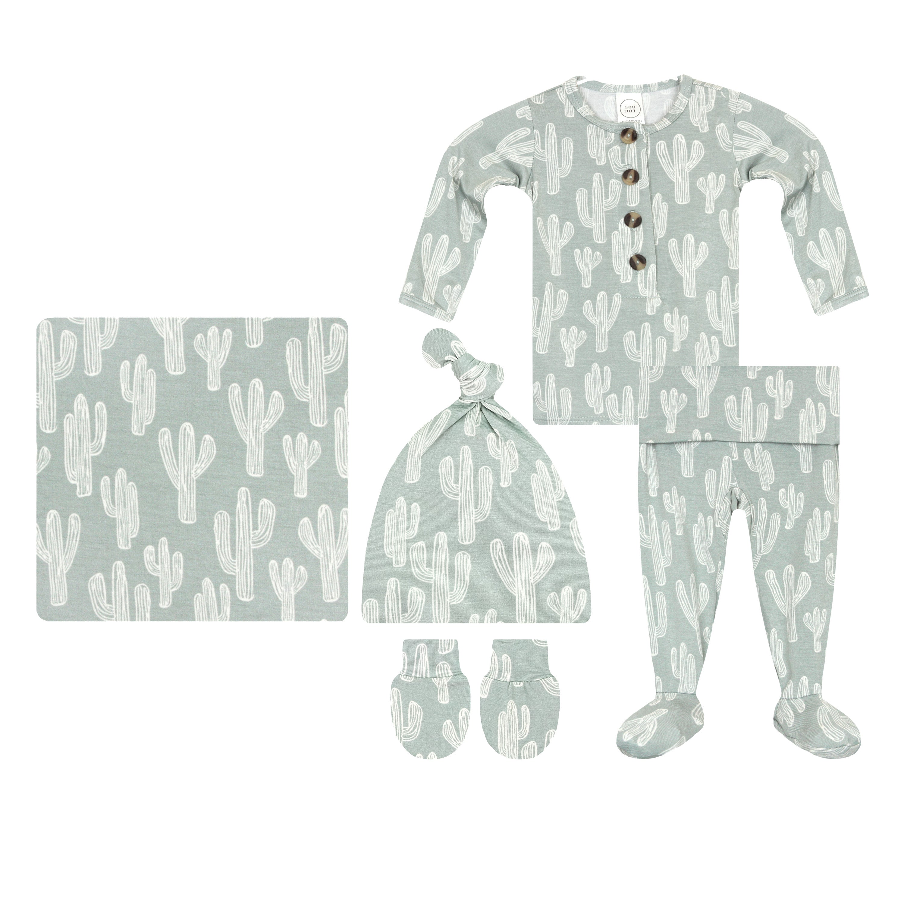 Knox Newborn Hat Bundle (Top + Bottom)