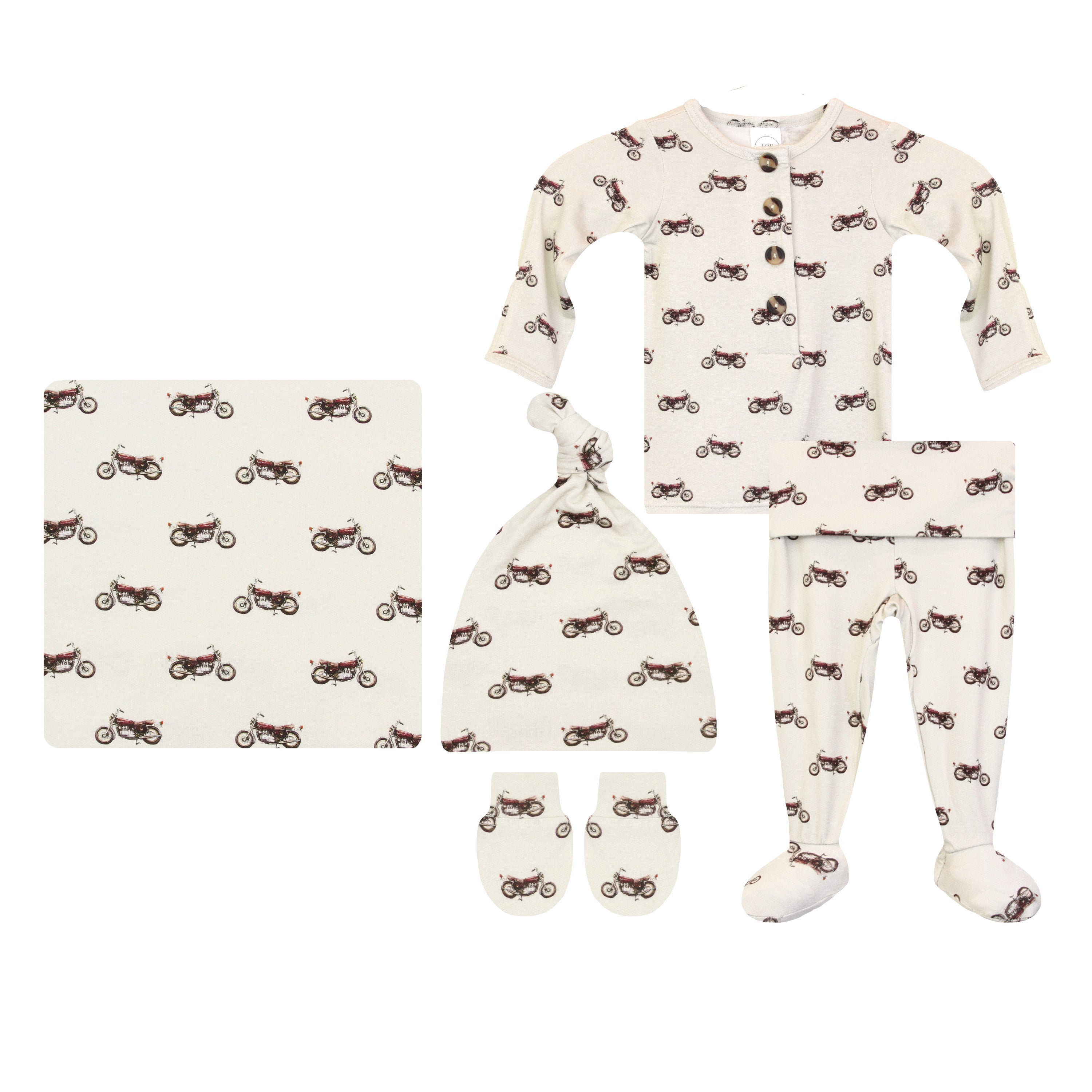 Cruz Newborn Hat Bundle (Top + Bottom)