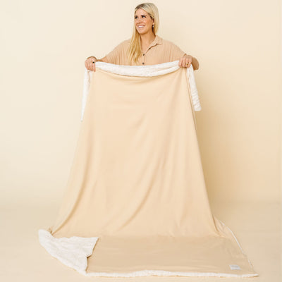 Cozy Blanket - Latte - Adult/Throw