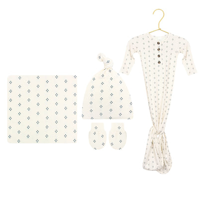 Louie Newborn Hat Bundle (Gown)
