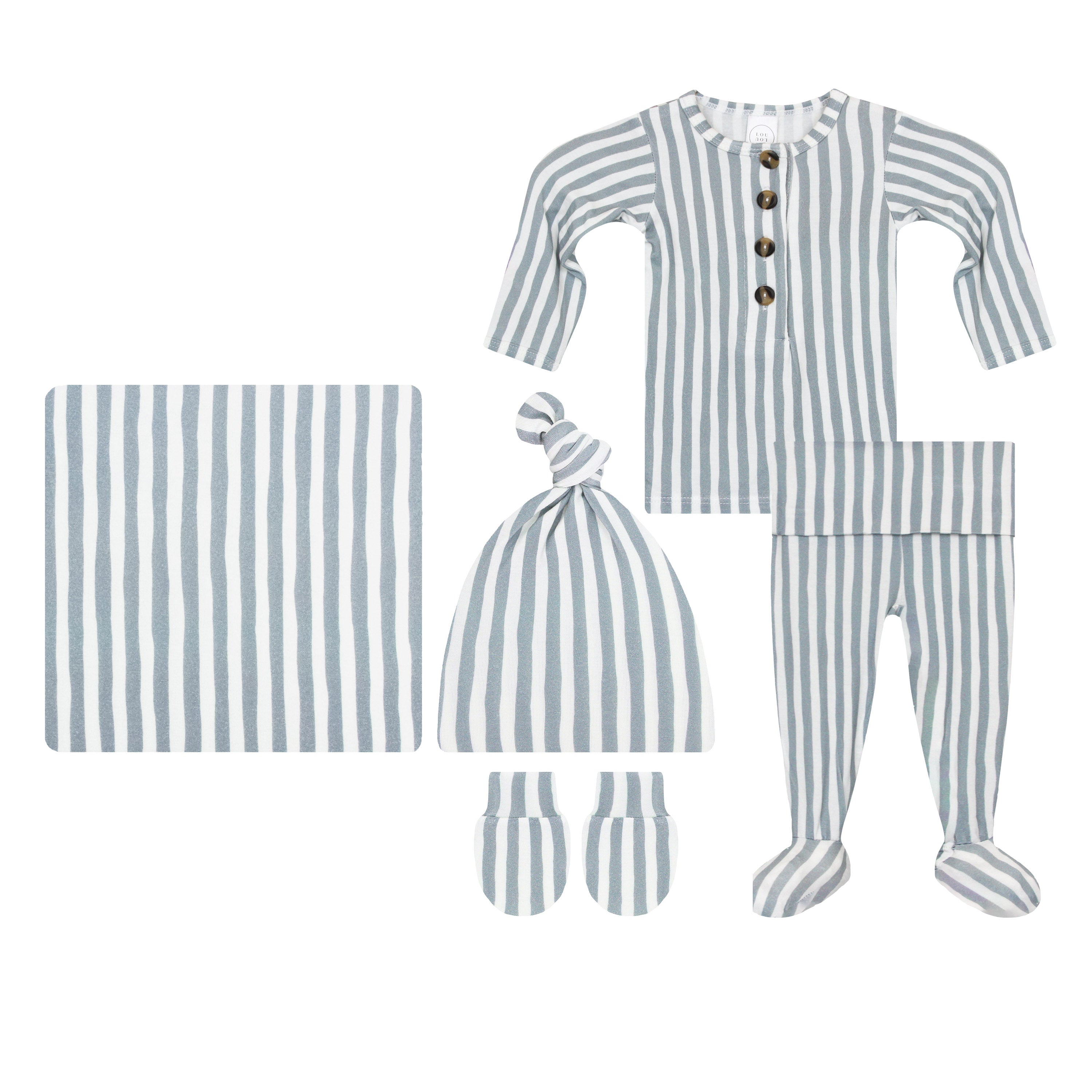 Tatum Newborn Hat Bundle (Top + Bottom)