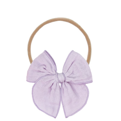 Cloud Muslin™ Heirloom Bow - Lilac Headband