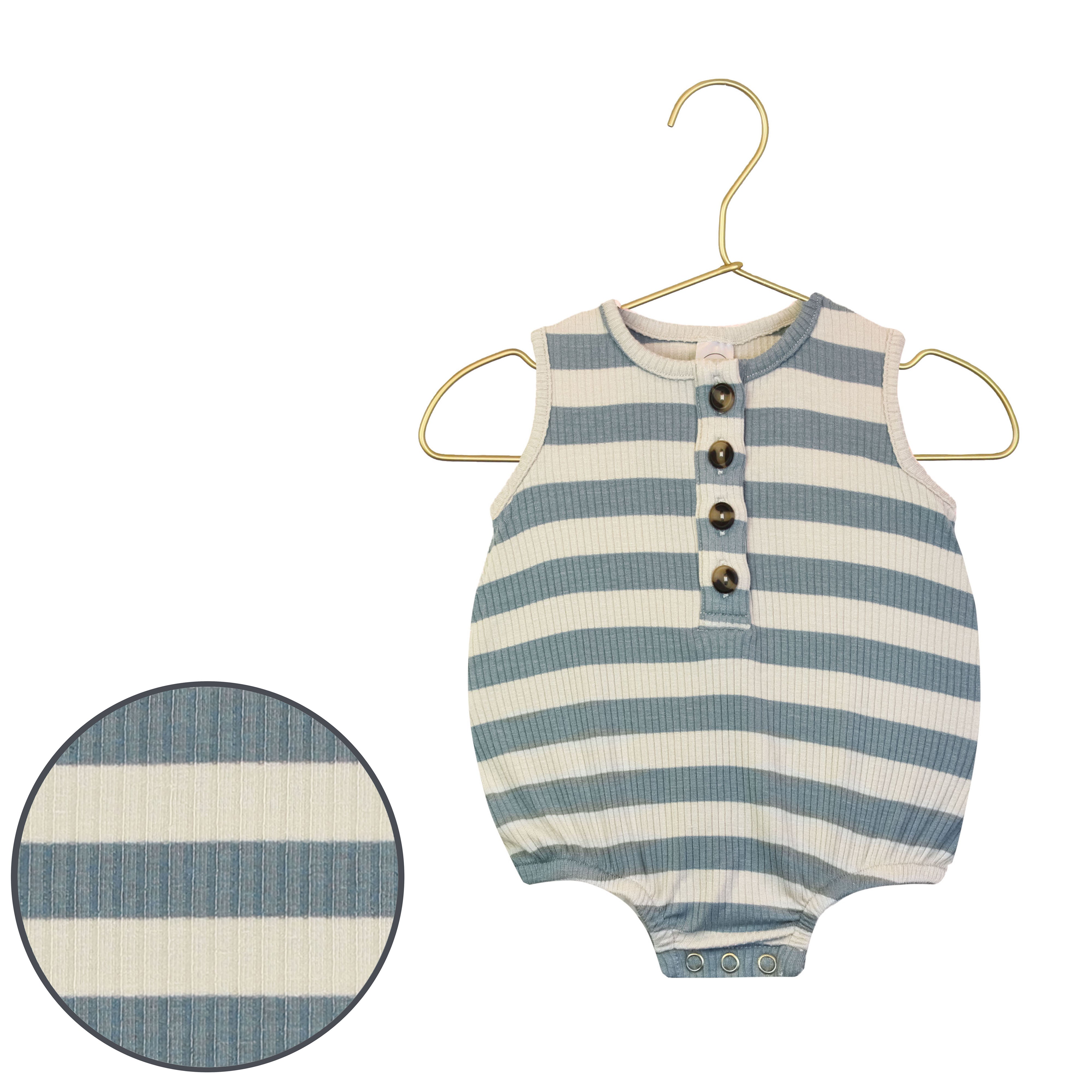 Lincoln Ribbed Bubble Romper