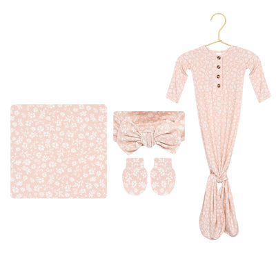 Louise Newborn Headband Bundle + Knotted Gown