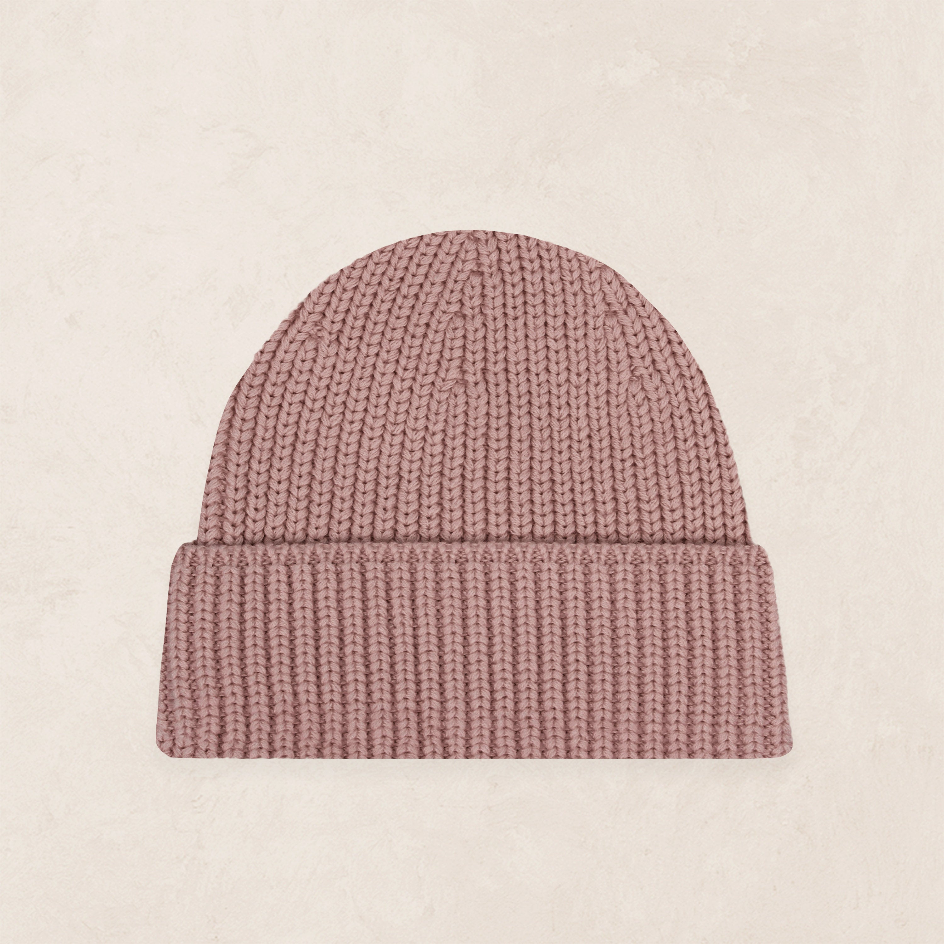 Knit Beanie - Mauve