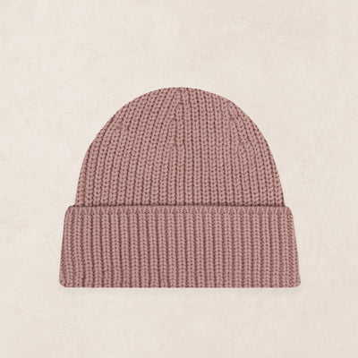 Knit Beanie - Mauve