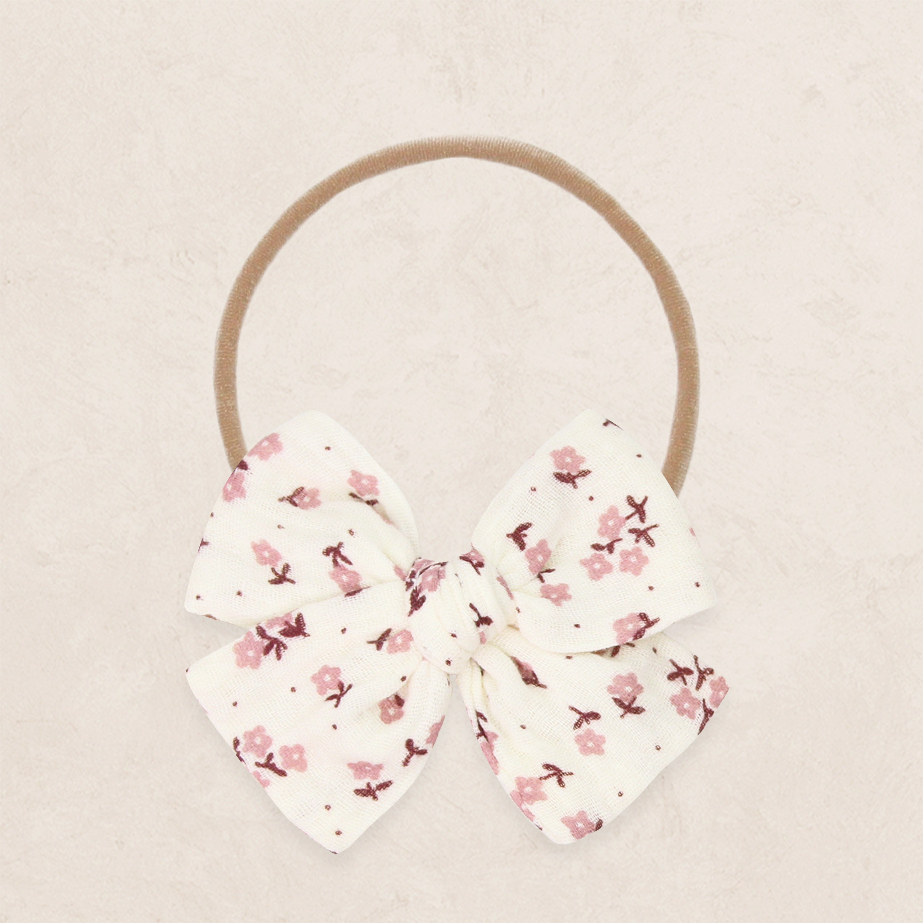 Adventure Bow - Dusty Rose Daisy Headband