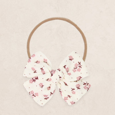 Adventure Bow - Dusty Rose Daisy Headband