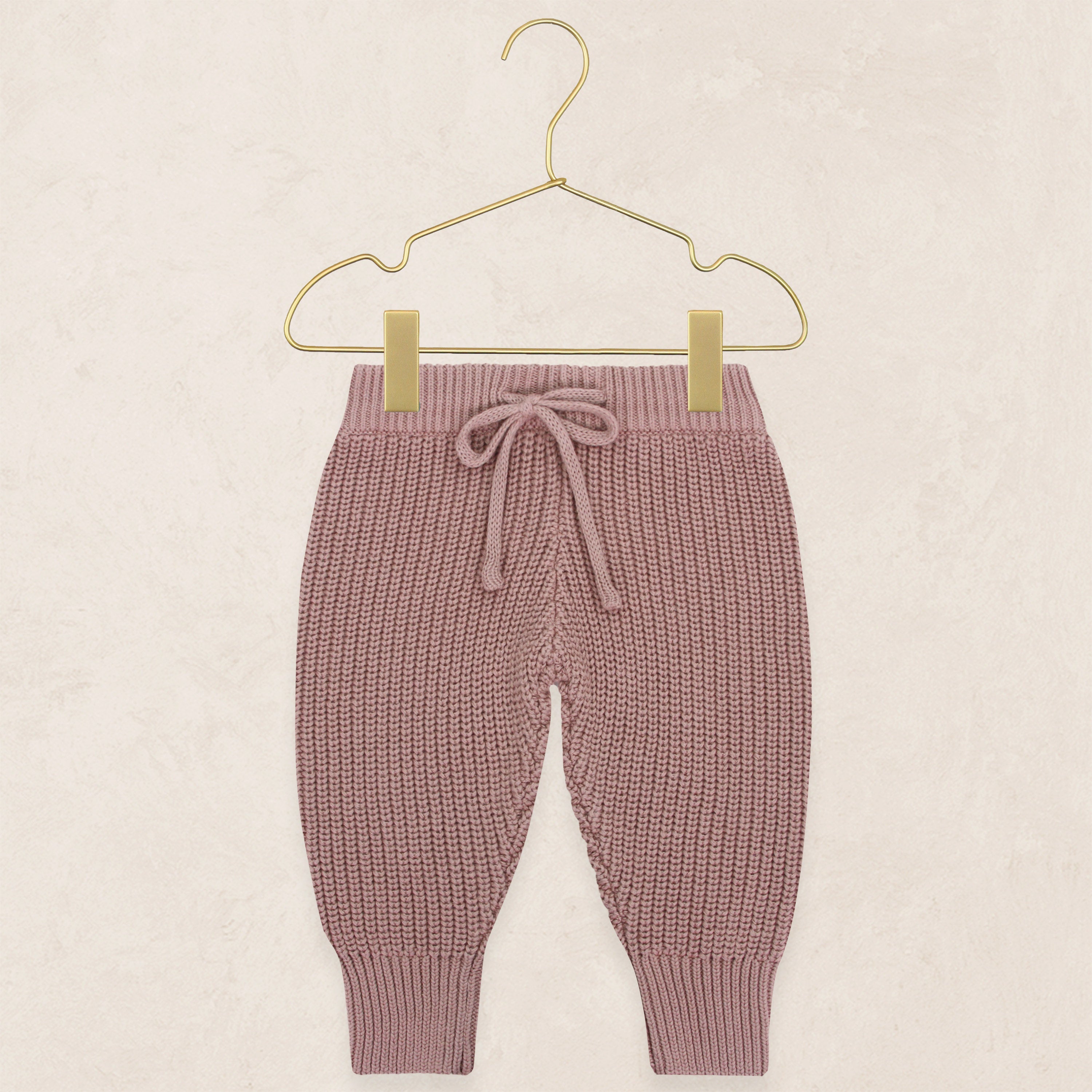 Knit Jogger Pant - Mauve