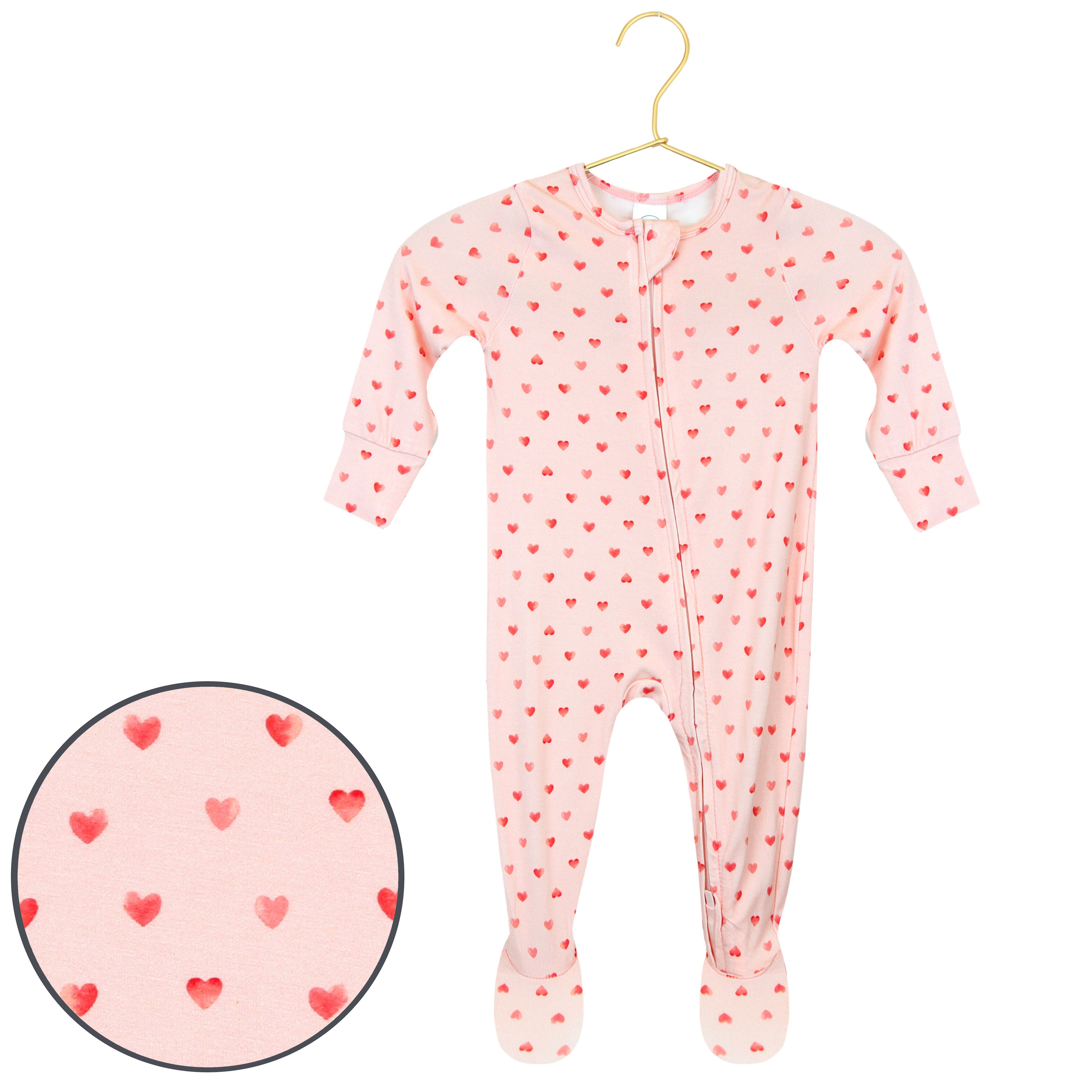 Girl - Zipper Footies