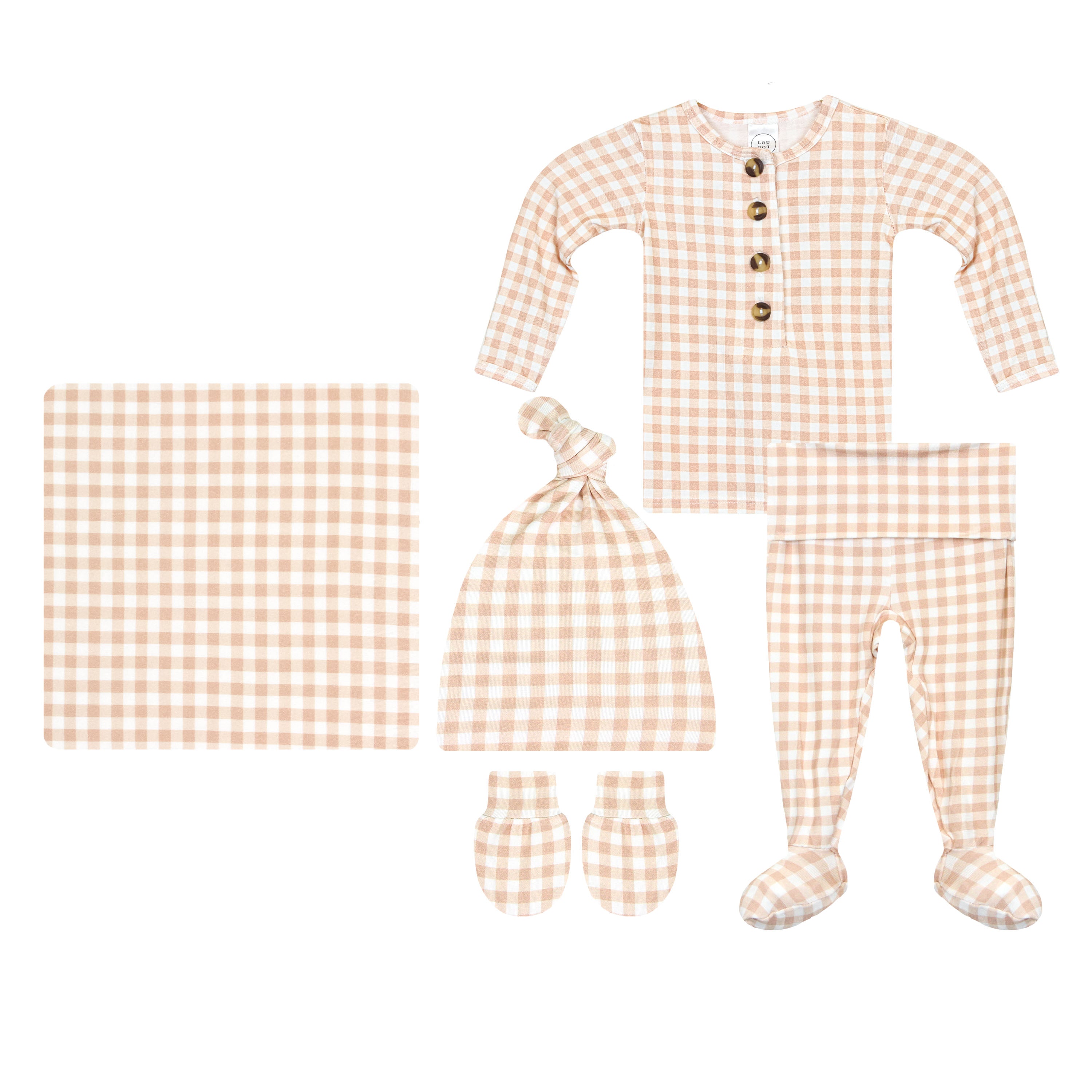 Milo Newborn Hat Bundle + Top + Bottoms