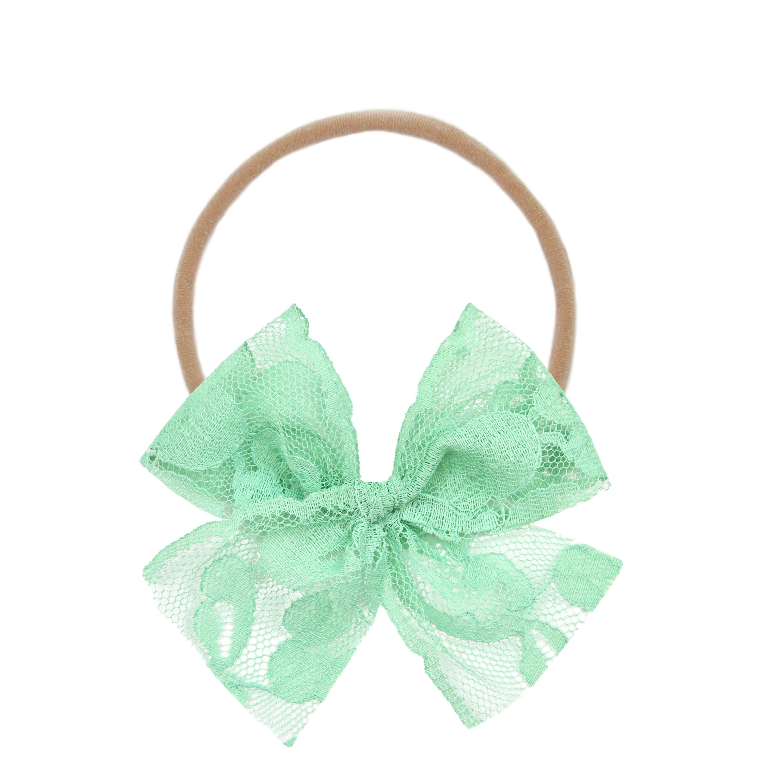 Lace Bow - Headband