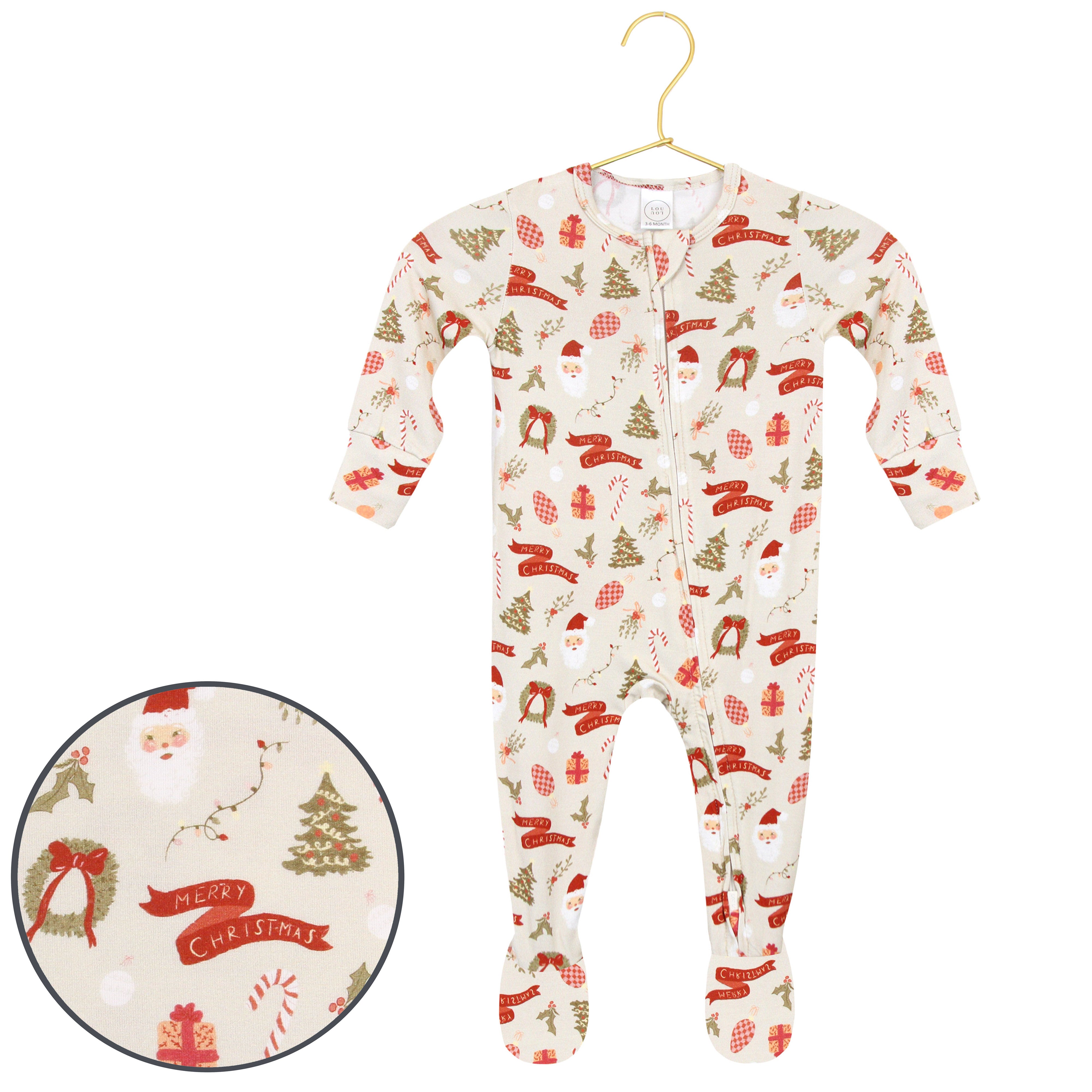 Pre-Order Holiday Zipper Footies
