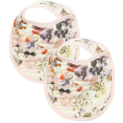 Cloud Muslin™ Bib 2 Pack - Nellie/Blush