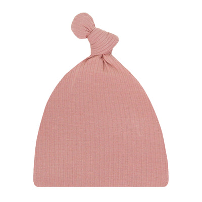 Jane Ribbed Top Knot Hat