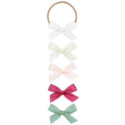 Satin Bow 5 Pack - Headband