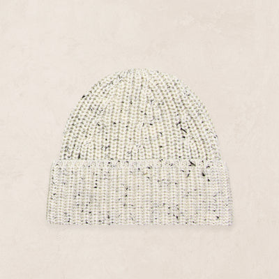 Knit Beanie - Cream Speckle