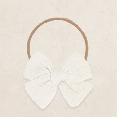 Adventure Bow - Oat Headband