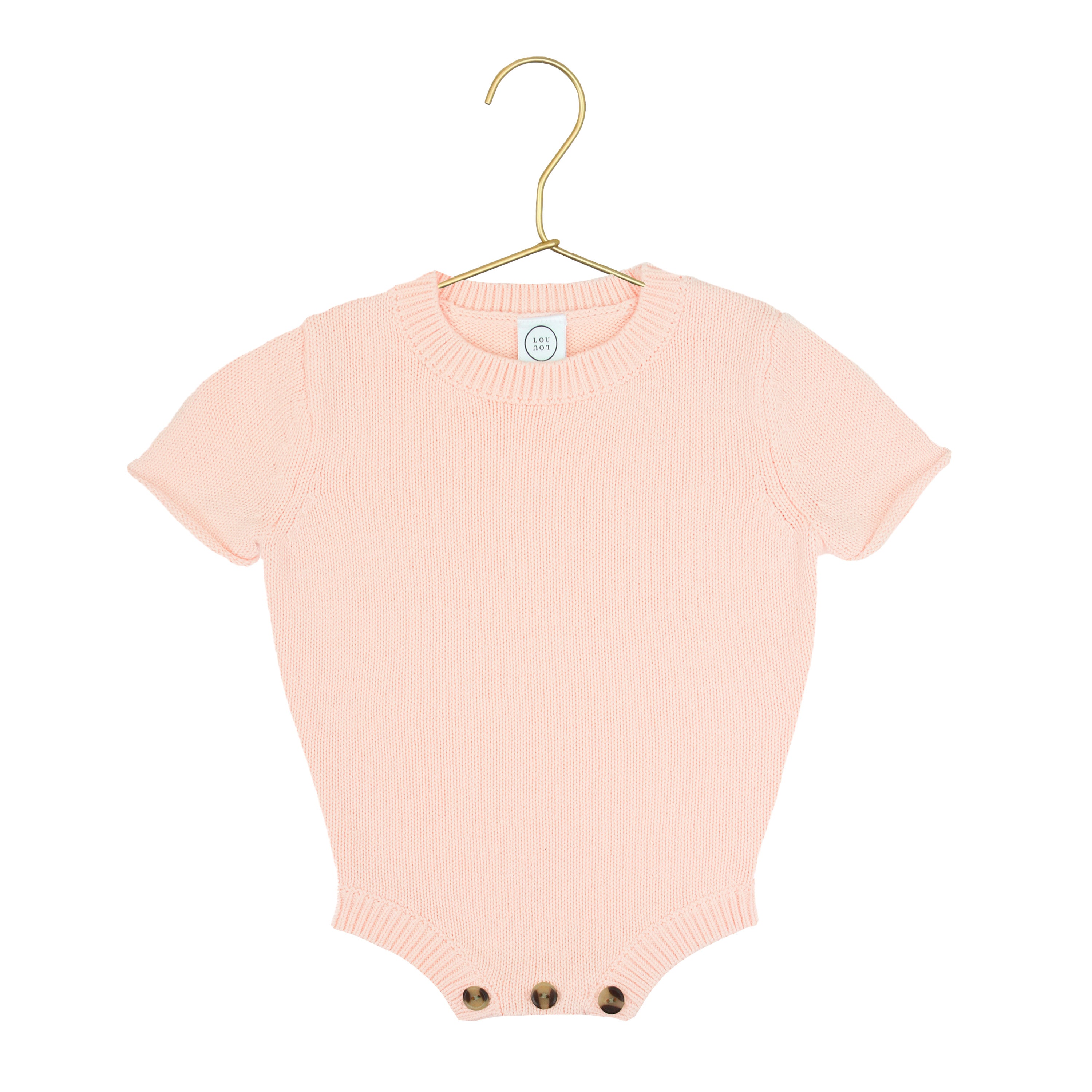 Bow Embroidery - Knit Onesie
