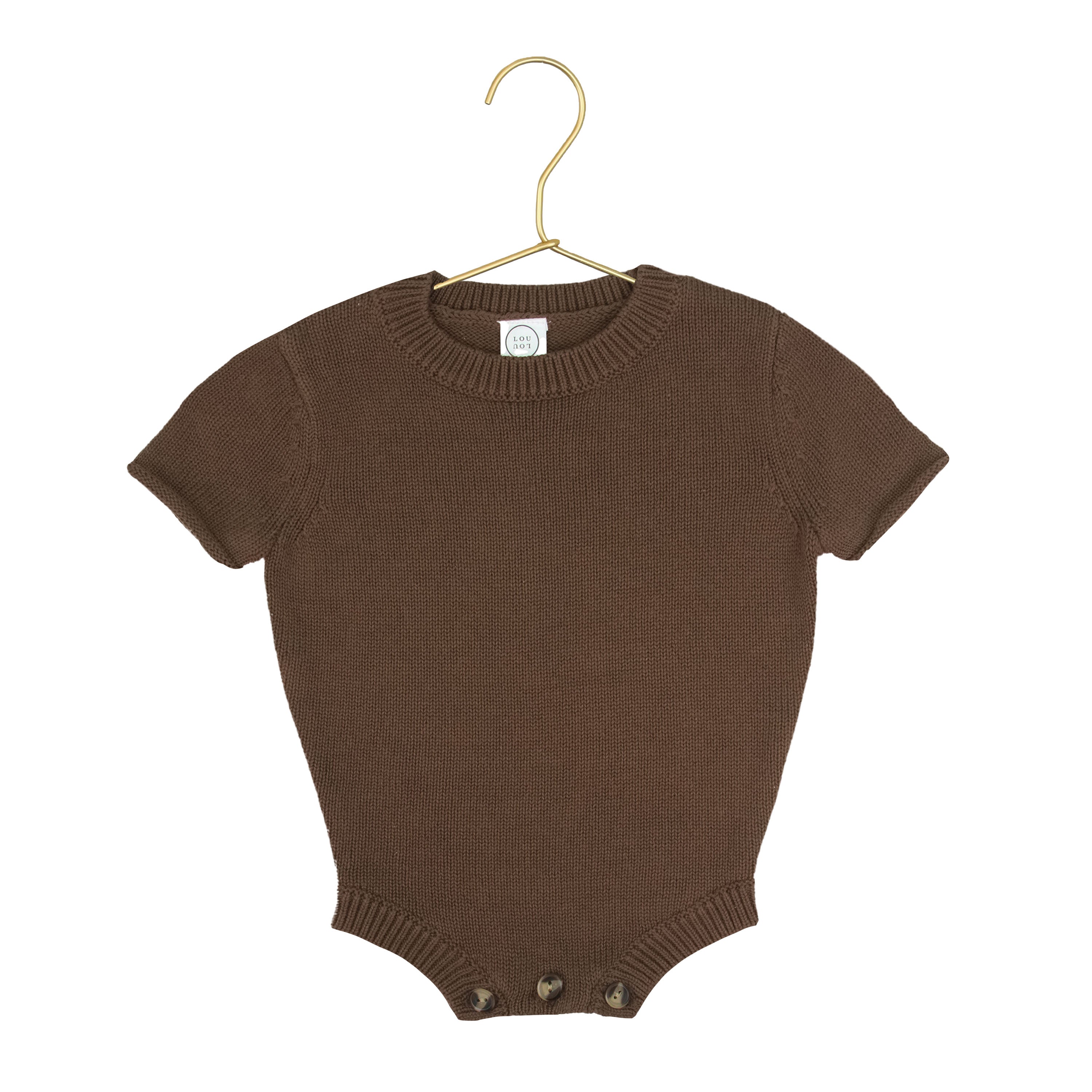Bow Embroidery - Knit Onesie