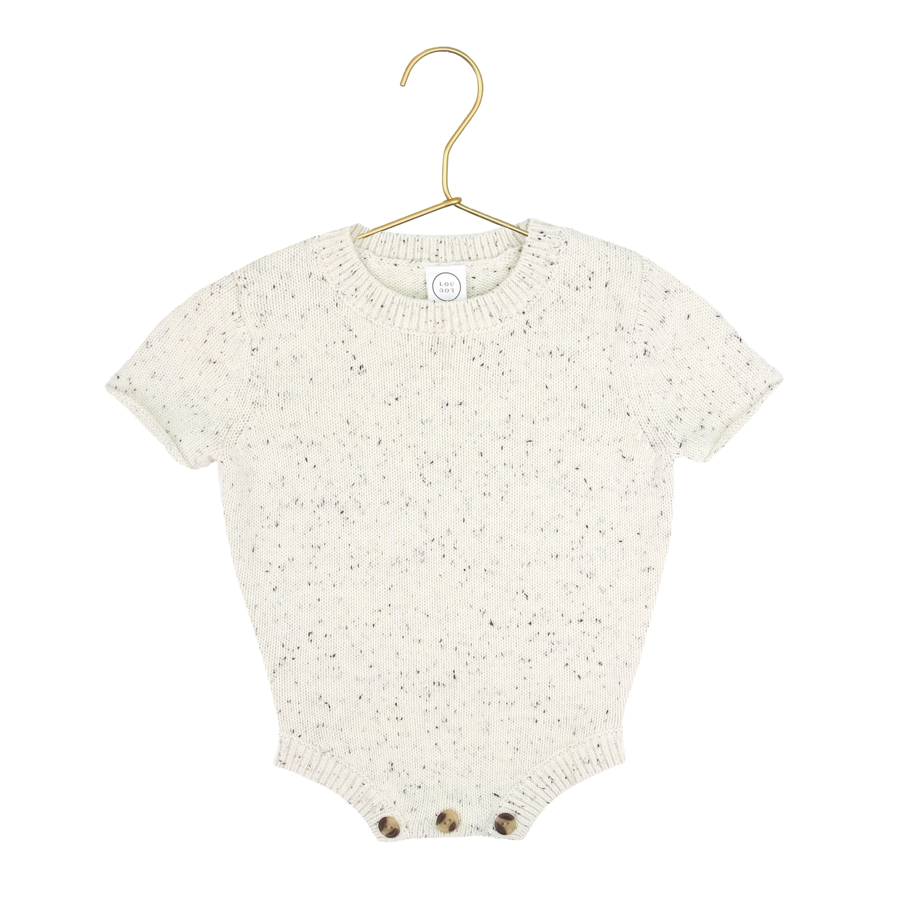 Bow Embroidery - Knit Onesie