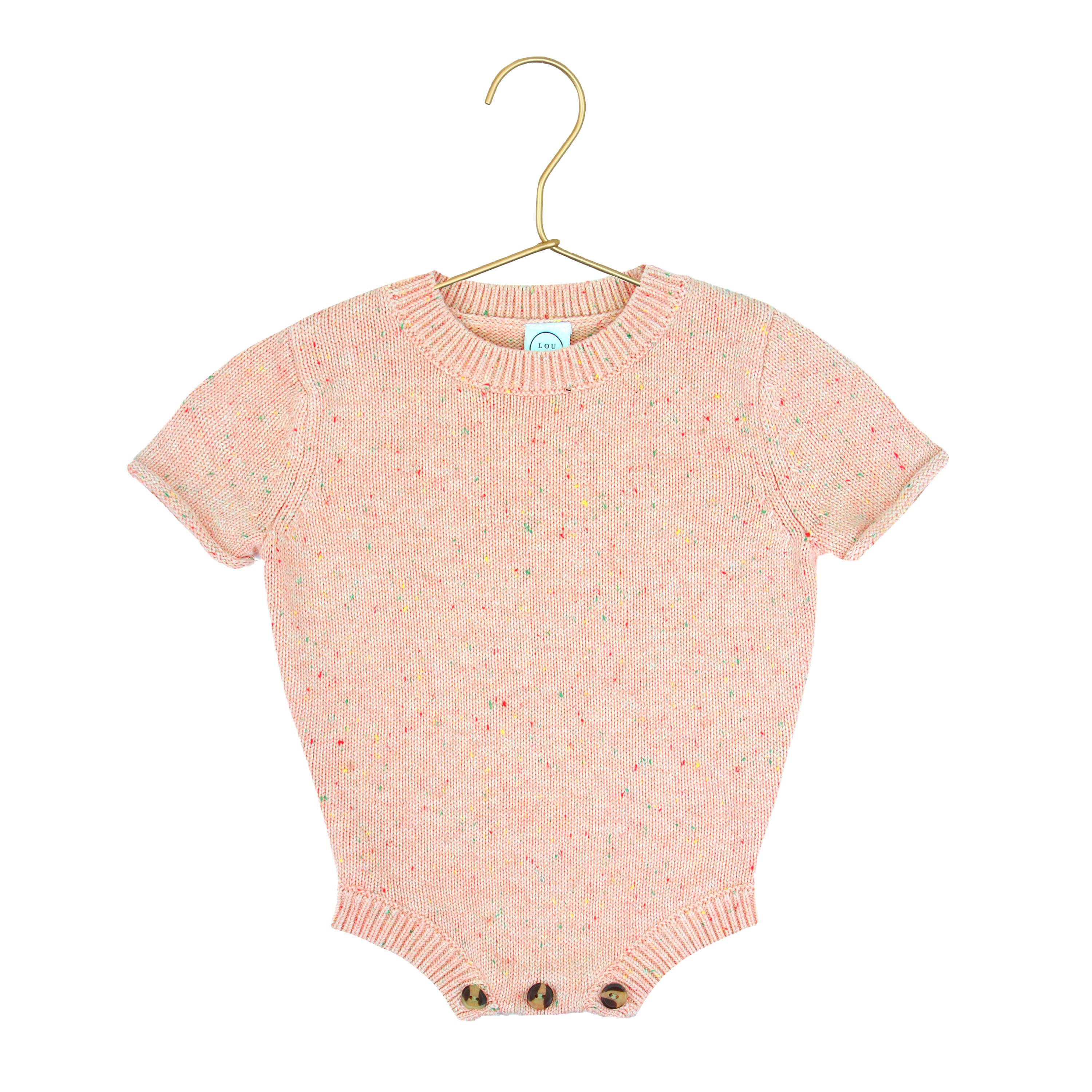 Bow Embroidery - Knit Onesie
