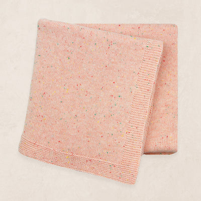 Knit Blanket - Petal Speckle
