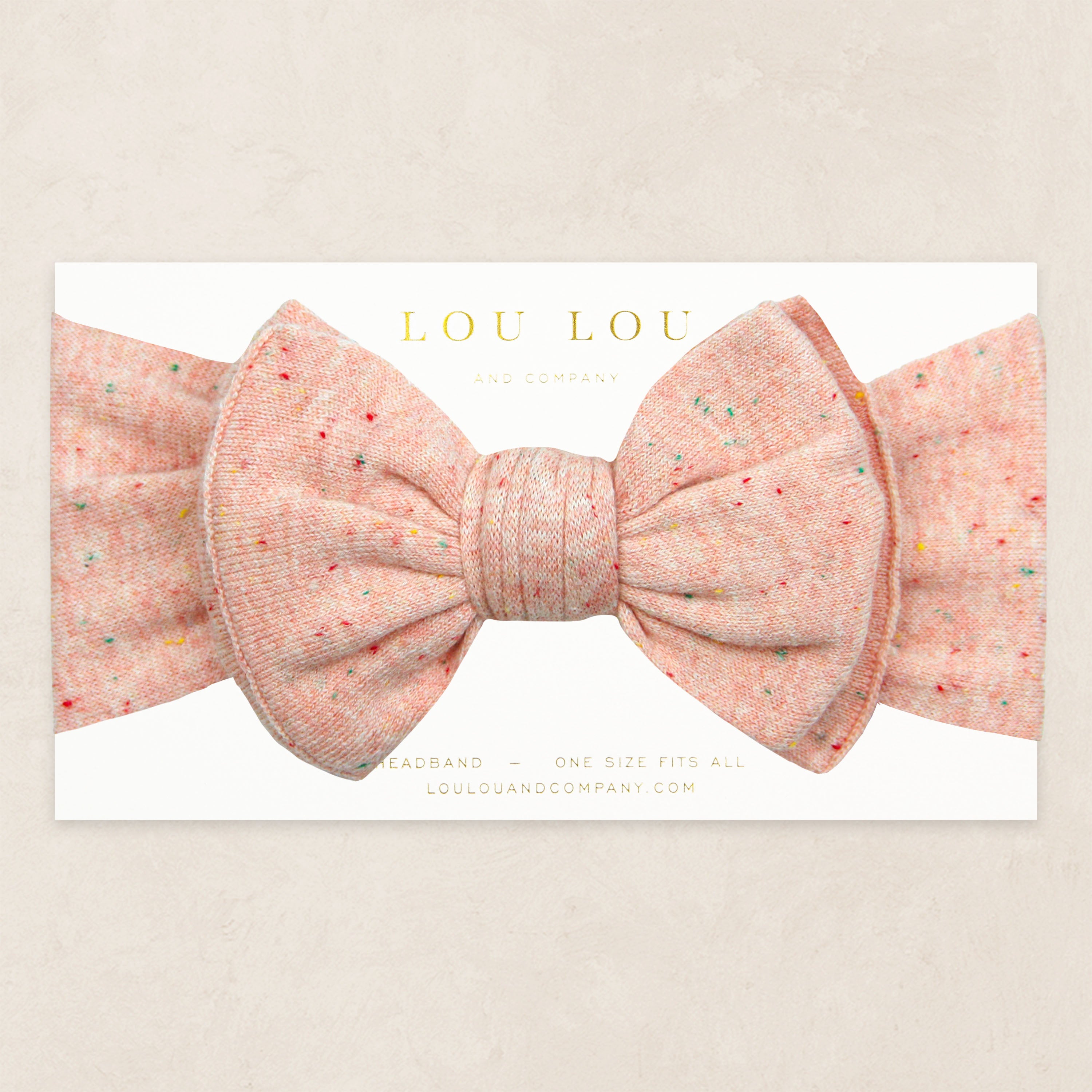 Knit Headband - Petal Speckle