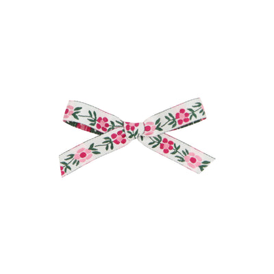 Ribbon Bow - Pink Petunia Clip