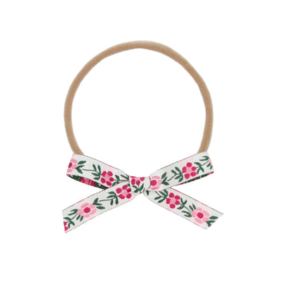 Ribbon Bow - Pink Petunia Headband