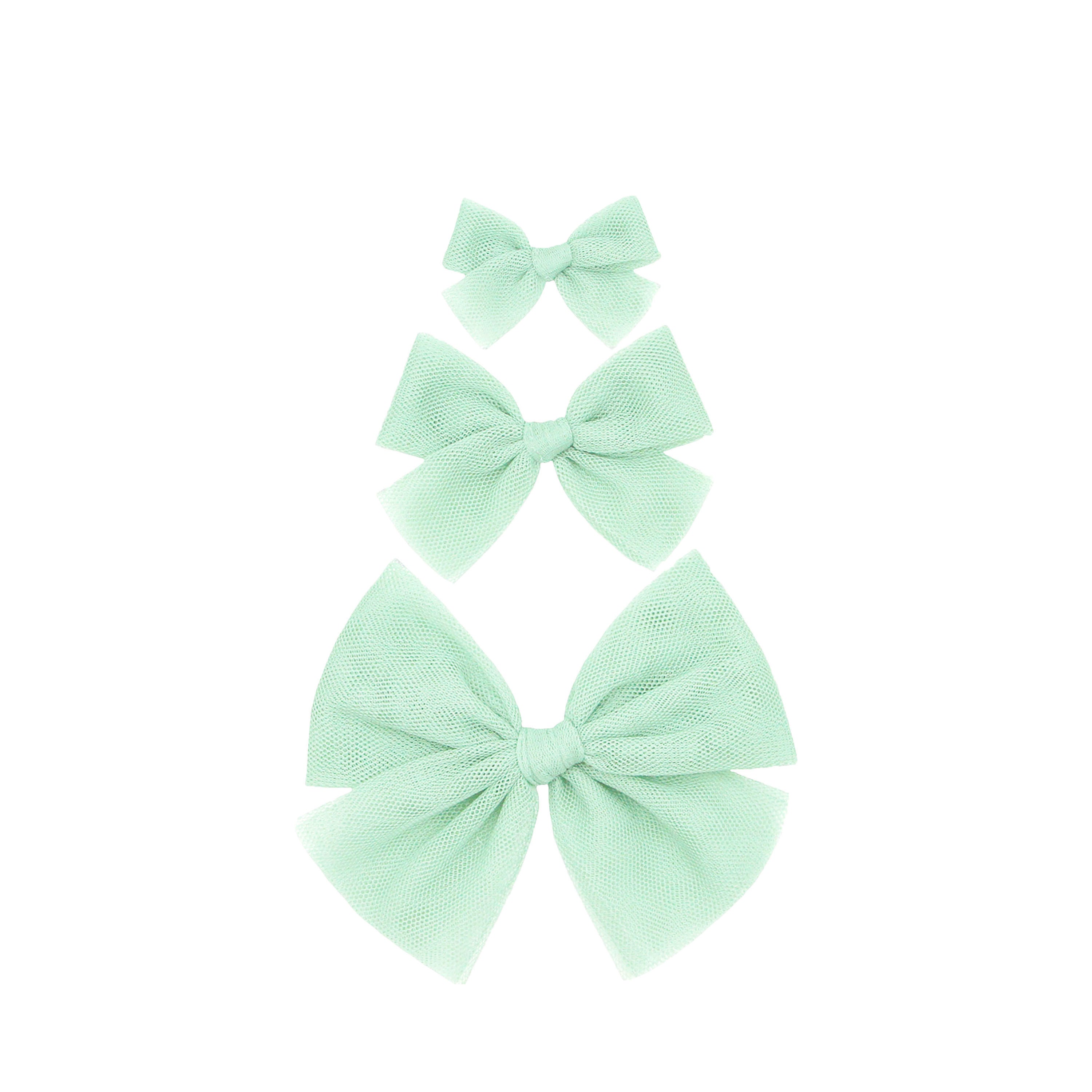 Tulle Bow - Pistachio