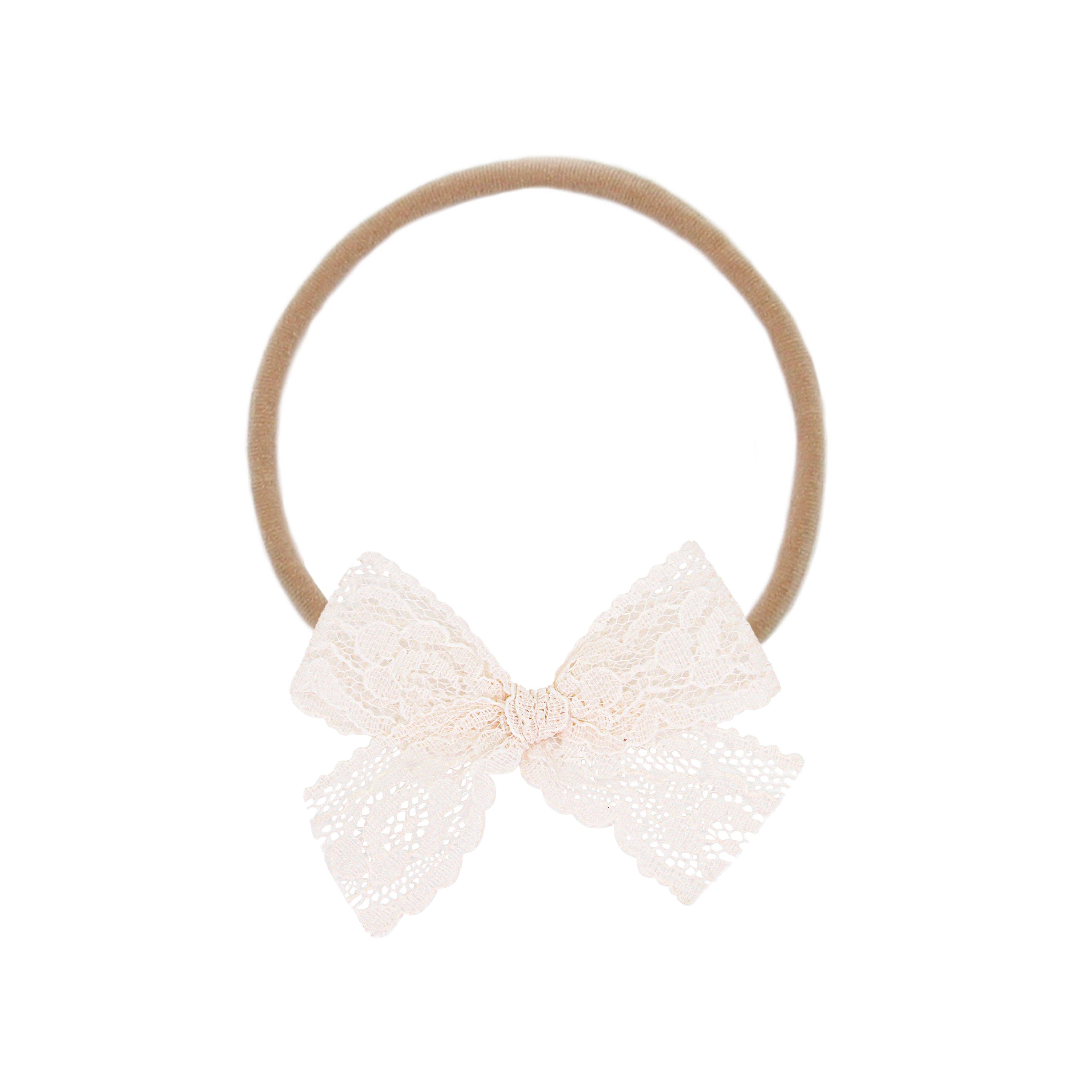 Lace Bow - Headband