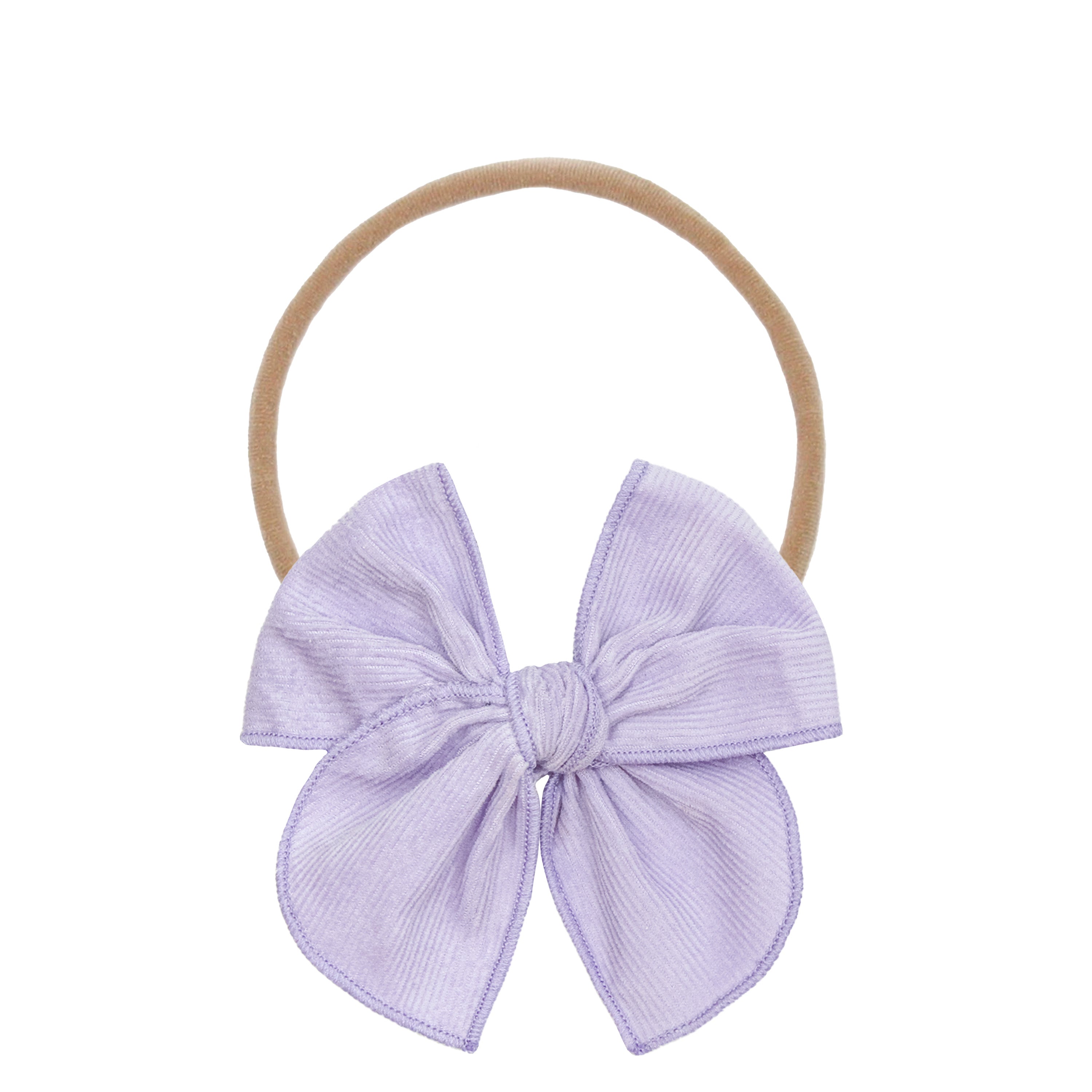 Heirloom Bow - Wisteria Corduroy Headband